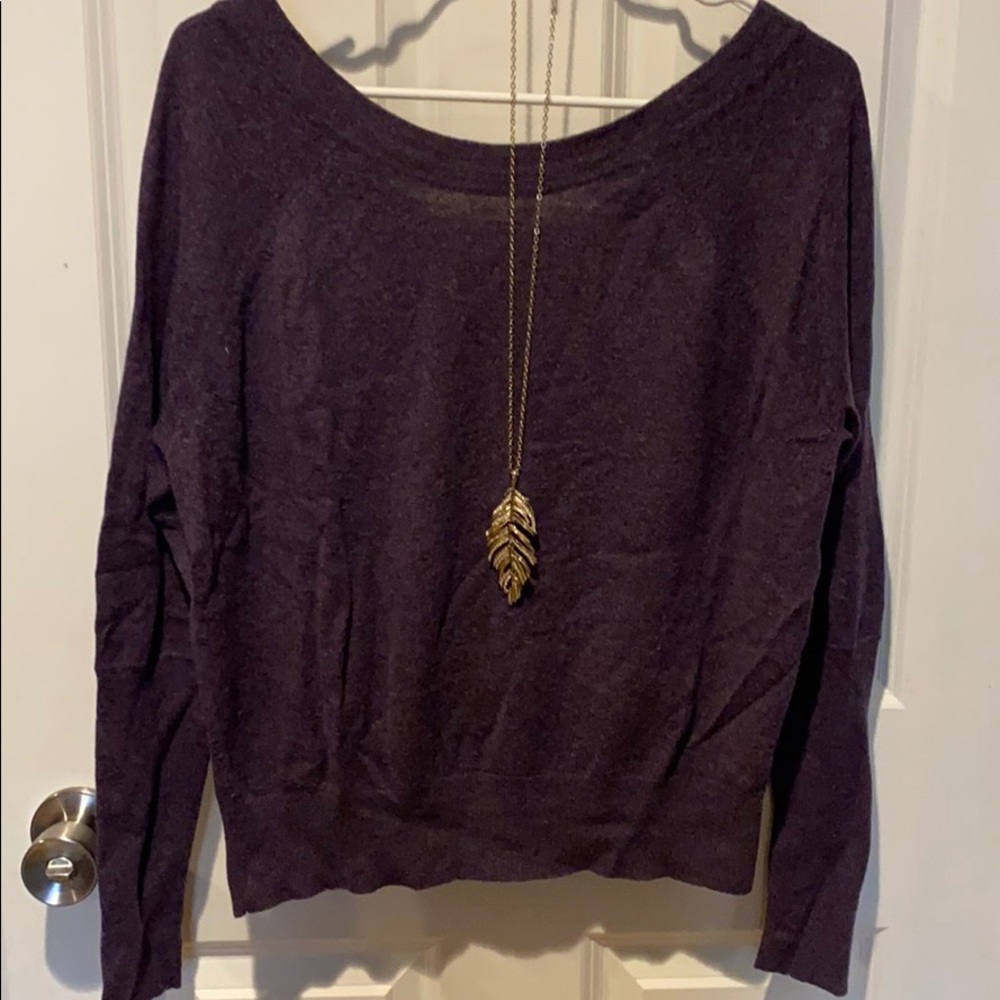 Sexy V low back sweater